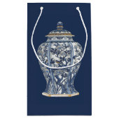 Blue & White Porcelain Vase by Vision Studio Klein Cadeauzakje (Achterkant)