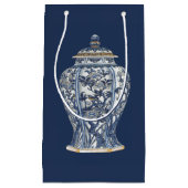 Blue & White Porcelain Vase by Vision Studio Klein Cadeauzakje (Voorkant)