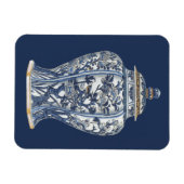 Blue & White Porcelain Vase by Vision Studio Magneet (Horizontaal)