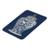 Blue & White Porcelain Vase by Vision Studio Magneet (Linkerzijde)