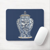 Blue & White Porcelain Vase by Vision Studio Muismat (Met muis)