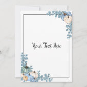 Blue & White Pumpkins Kaart (Voorkant)