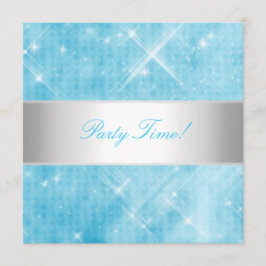 Blue White Silver Lights Kaart