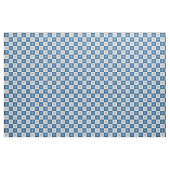 Blue White Snowflake Checkerpatroon Stof (Yard (91,4 cm))