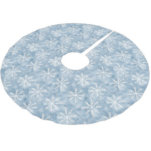 Blue White Snowflakes kerst Kerstboom Rok