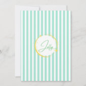 Blue & White Striped Jolly Holiday (Voorkant)