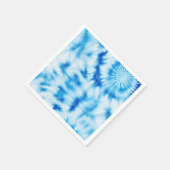 Blue White Tie Dye Servet (Hoek)