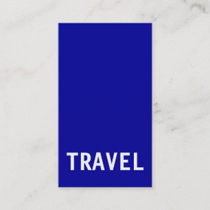 Blue White Travel Agent-Visitekaartje Visitekaartje