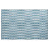 Blue White Trendy Chevron Pattern Fabric Stof (Yard (91,4 cm))