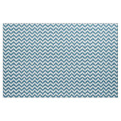 Blue White Trendy Chevron Pattern Fabric Stof (Fat Quarter)