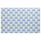 Blue White Tribal Arrow Pattern Fabric Stof (Yard (91,4 cm))