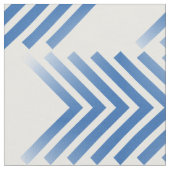 Blue White Tribal Arrow Pattern Fabric Stof (Close Up)