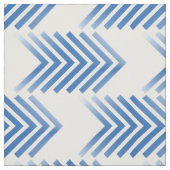 Blue White Tribal Arrow Pattern Fabric Stof (Swatch)