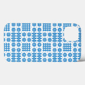 Blue White Welsh Tapestry iPhone 6 Xtreme Hoesje (Achterkant (horizontaal))