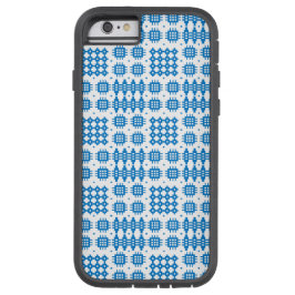 Blue White Welsh Tapestry iPhone 6 Xtreme Hoesje