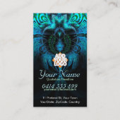 Blue Widow Fractal Visitekaartje (Voorkant)