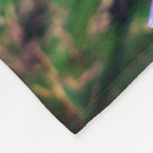 Blue Wild Chicory Flowers Abstract gepersonaliseer Fleece Deken (Hoek)