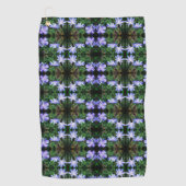 Blue Wild Chicory Flowers Pattern Golfhanddoek (Voorkant)