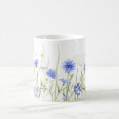  Blue Wild Flower Coffee Mug To Personalise Koffiemok (Center)