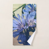 Blue Wildflower Bath-handdoekset Bad Handdoek (Handdoek)