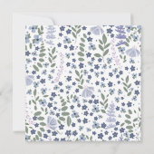 Blue Wildflower Bewaar de datum (Achterkant)