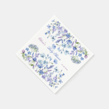 Blue Wildflower Boho Neutraal Baby shower