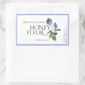 Blue Wildflower Honey Label (datum waarop het is g (Tas)