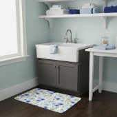 Blue Wildflower Meadow Badmat