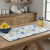 Blue Wildflower Meadow Bureaumat