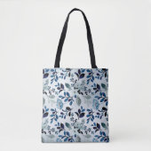 Blue Wildflower Mountain Meadows Tote Bag (Voorkant)