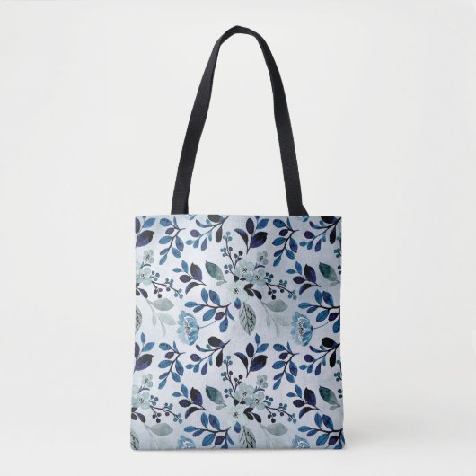 Blue Wildflower Mountain Meadows Tote Bag (Voorkant)