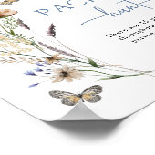 Blue Wildflower Pacifier Poster (Hoek)