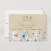 Blue Wildflower RSVP (Voorkant)