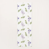 Blue Wildflower Watercolor  Yogamat (Achterkant)