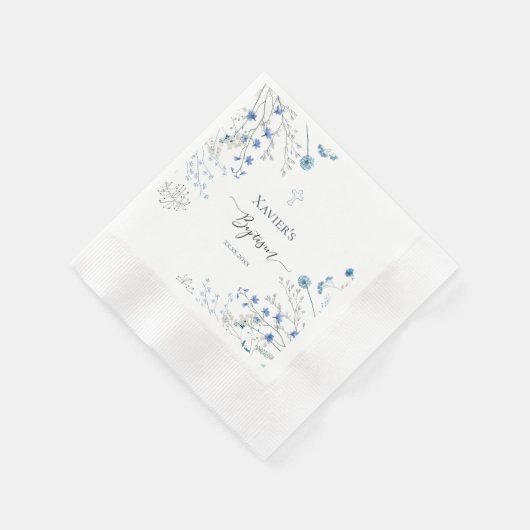 blue wildflowers Baptism Servet (Hoek)