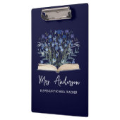 Blue Wildflowers Grow From Book Teacher Klembord (Links)