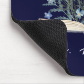 Blue Wildflowers Grow From Book Teacher Muismat (Hoek)