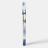 Blue Wildflowers Watercolor Phone Case (Achterkant / Links)