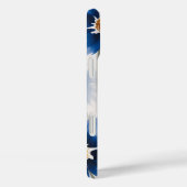 Blue Wildflowers Watercolor Phone Case (Achterkant / Rechts)