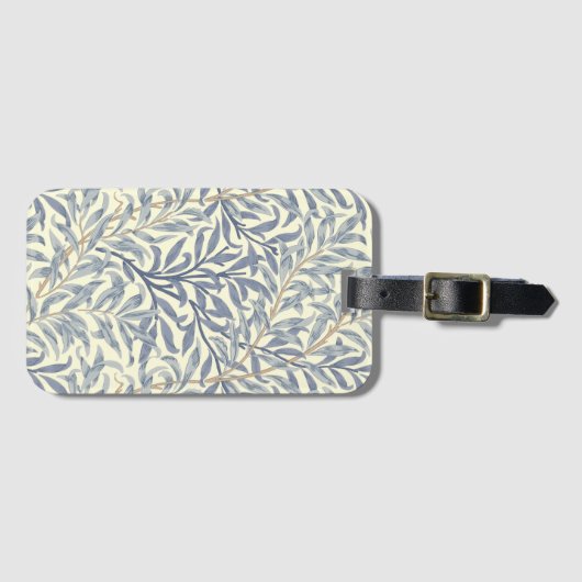 Blue Willow Bough (door William Morris) Bagagelabel (Voorkant (horizontaal))