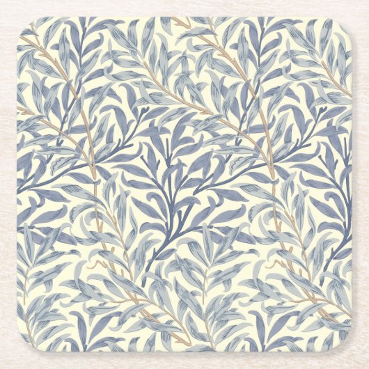 Blue Willow Bough (door William Morris) Kartonnen Onderzetters (Voorkant)
