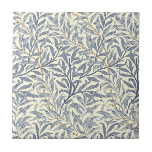 Blue Willow Bough (door William Morris) Keramische Tegeltje (Voorkant)
