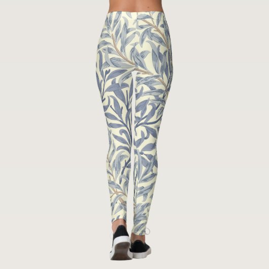 Blue Willow Bough (door William Morris) Leggings (Achterkant)