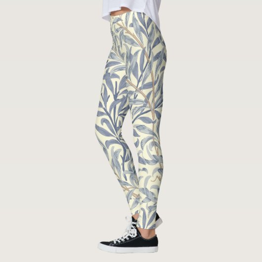 Blue Willow Bough (door William Morris) Leggings (Links)