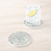 Blue Willow Bough (door William Morris) Onderzette Zandsteen Onderzetter (Zijkant)