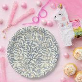 Blue Willow Bough (door William Morris) Papieren Bordje (Feest)