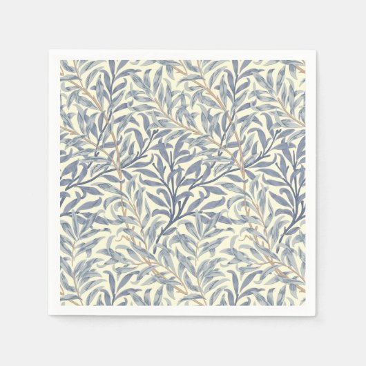 Blue Willow Bough (door William Morris) Servet (Voorkant)