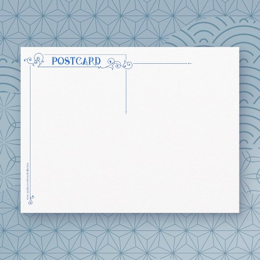 Blue Willow Briefkaart