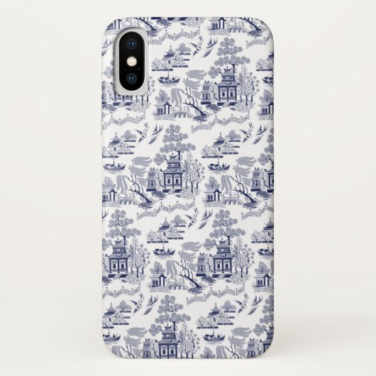 Blue Willow China Design Cell Case (Achterkant)