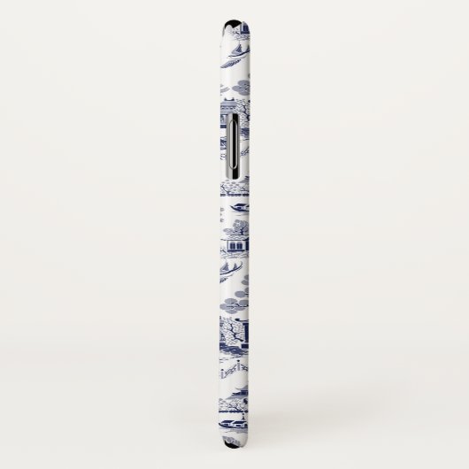 Blue Willow China Design Cell Case (Achterkant / rechts)
